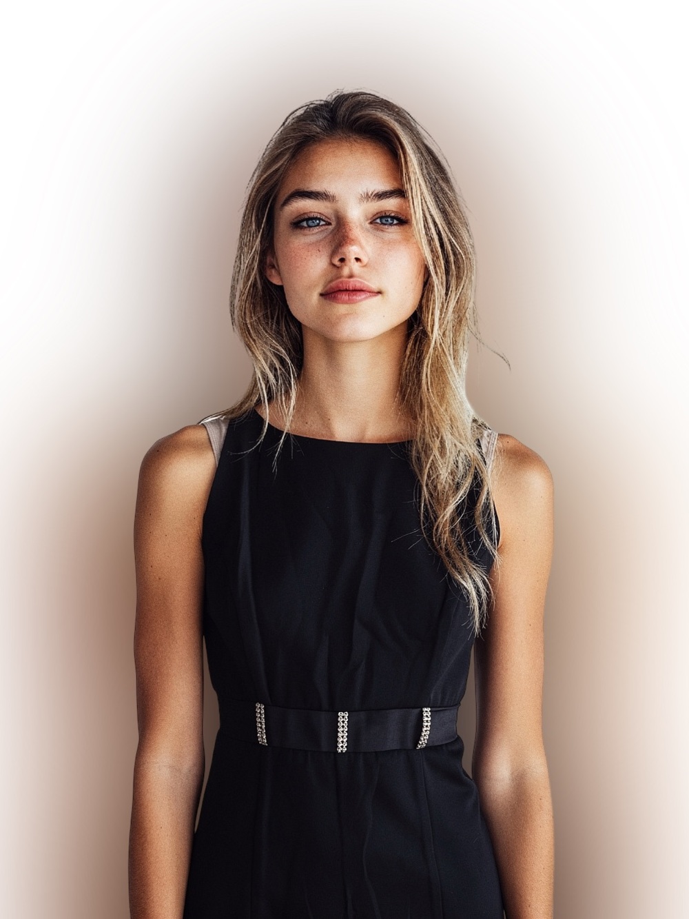 Nightway Collections Vintage 1990’s Black Sleeveless Cocktail Dress